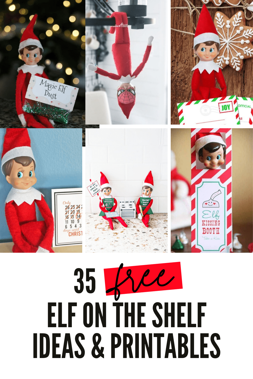 35 free elf on the shelf printables and ideas - happy organized life